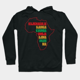 Have a Happy Kwanzaa, The Seven Principles of Kwanzaa Hoodie